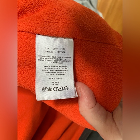 Kids' Columbia Jacket - Size XXS 4-5 - Fleece lined w/ hood & pockets - Picture 8 of 9